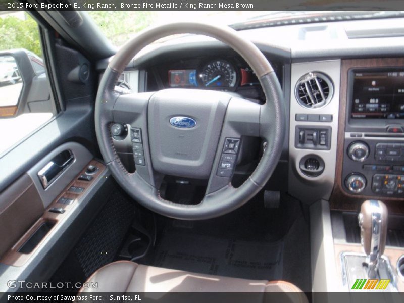 Bronze Fire Metallic / King Ranch Mesa Brown 2015 Ford Expedition EL King Ranch