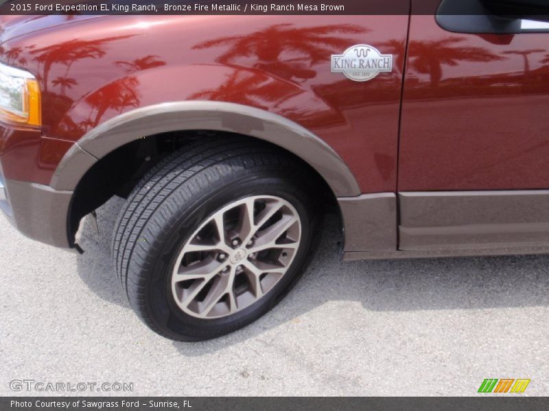 Bronze Fire Metallic / King Ranch Mesa Brown 2015 Ford Expedition EL King Ranch