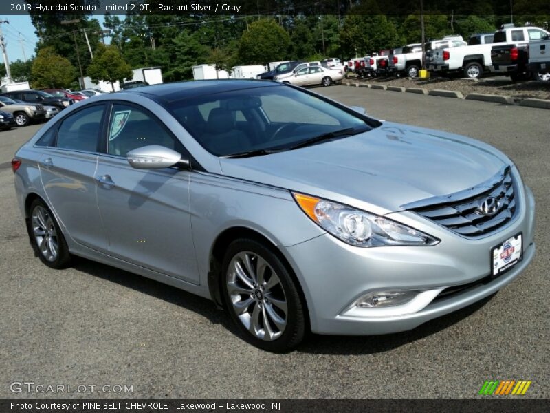 Radiant Silver / Gray 2013 Hyundai Sonata Limited 2.0T