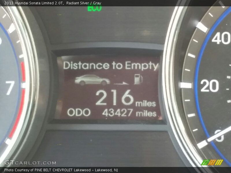 Radiant Silver / Gray 2013 Hyundai Sonata Limited 2.0T
