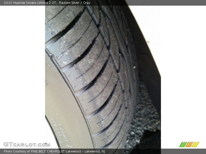 Radiant Silver / Gray 2013 Hyundai Sonata Limited 2.0T