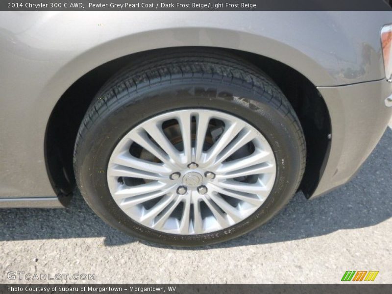 Pewter Grey Pearl Coat / Dark Frost Beige/Light Frost Beige 2014 Chrysler 300 C AWD