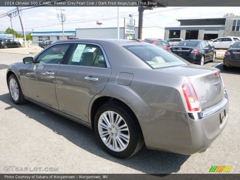 Pewter Grey Pearl Coat / Dark Frost Beige/Light Frost Beige 2014 Chrysler 300 C AWD