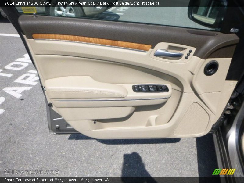 Pewter Grey Pearl Coat / Dark Frost Beige/Light Frost Beige 2014 Chrysler 300 C AWD