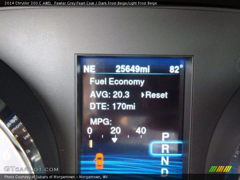 Pewter Grey Pearl Coat / Dark Frost Beige/Light Frost Beige 2014 Chrysler 300 C AWD