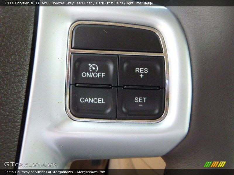 Pewter Grey Pearl Coat / Dark Frost Beige/Light Frost Beige 2014 Chrysler 300 C AWD