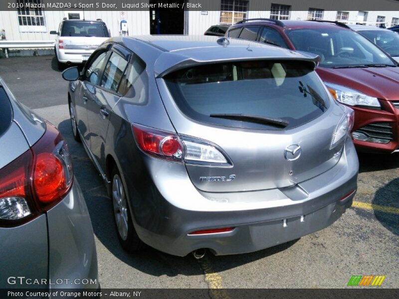 Liquid Silver Metallic / Black 2010 Mazda MAZDA3 s Sport 5 Door