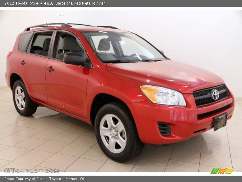 Barcelona Red Metallic / Ash 2012 Toyota RAV4 I4 4WD