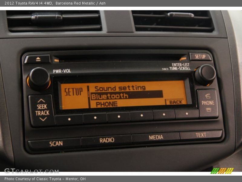 Barcelona Red Metallic / Ash 2012 Toyota RAV4 I4 4WD