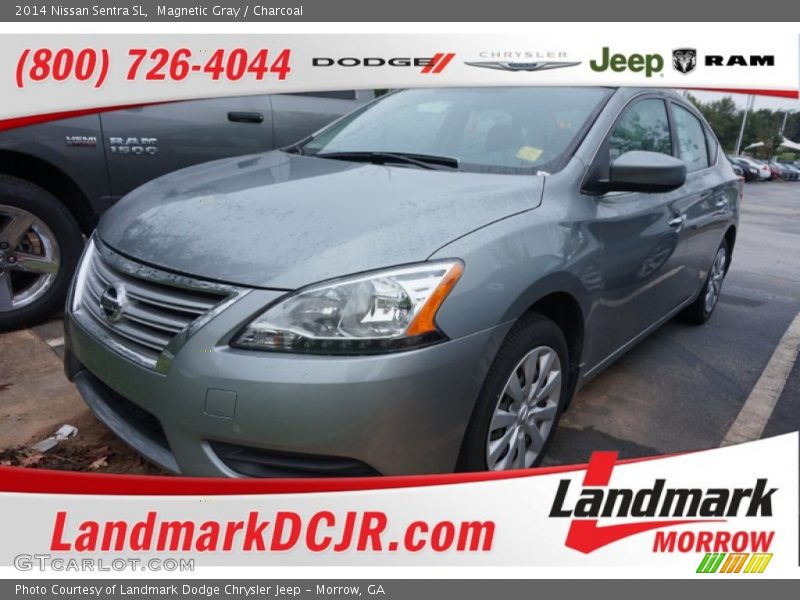 Magnetic Gray / Charcoal 2014 Nissan Sentra SL