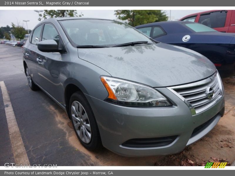 Magnetic Gray / Charcoal 2014 Nissan Sentra SL