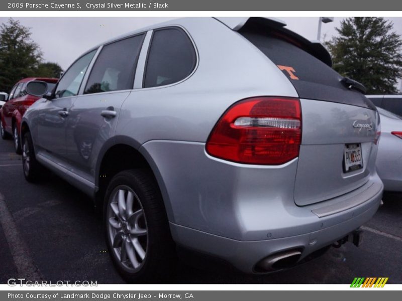 Crystal Silver Metallic / Black 2009 Porsche Cayenne S