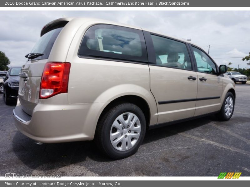 Cashmere/Sandstone Pearl / Black/Sandstorm 2016 Dodge Grand Caravan American Value Package