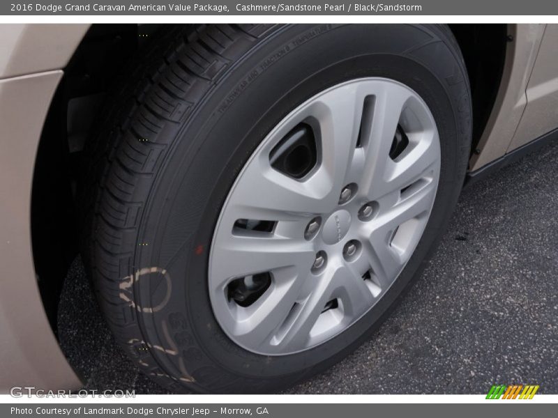 Cashmere/Sandstone Pearl / Black/Sandstorm 2016 Dodge Grand Caravan American Value Package