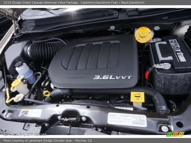  2016 Grand Caravan American Value Package Engine - 3.6 Liter DOHC 24-Valve VVT V6