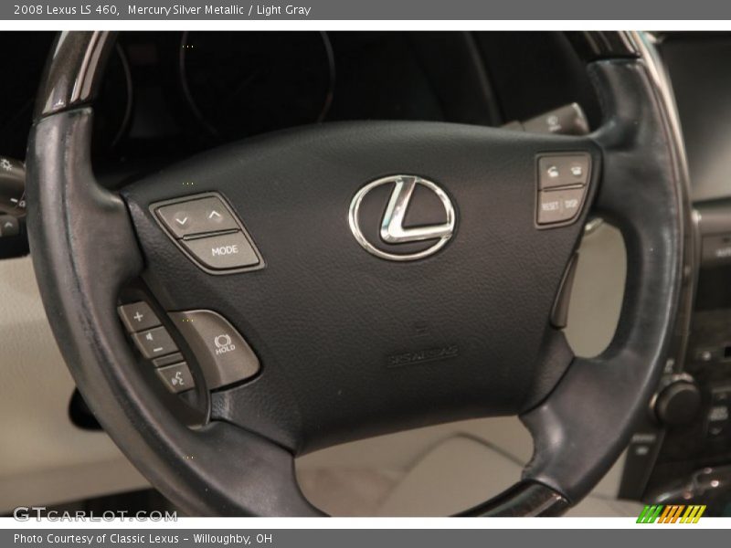 Mercury Silver Metallic / Light Gray 2008 Lexus LS 460