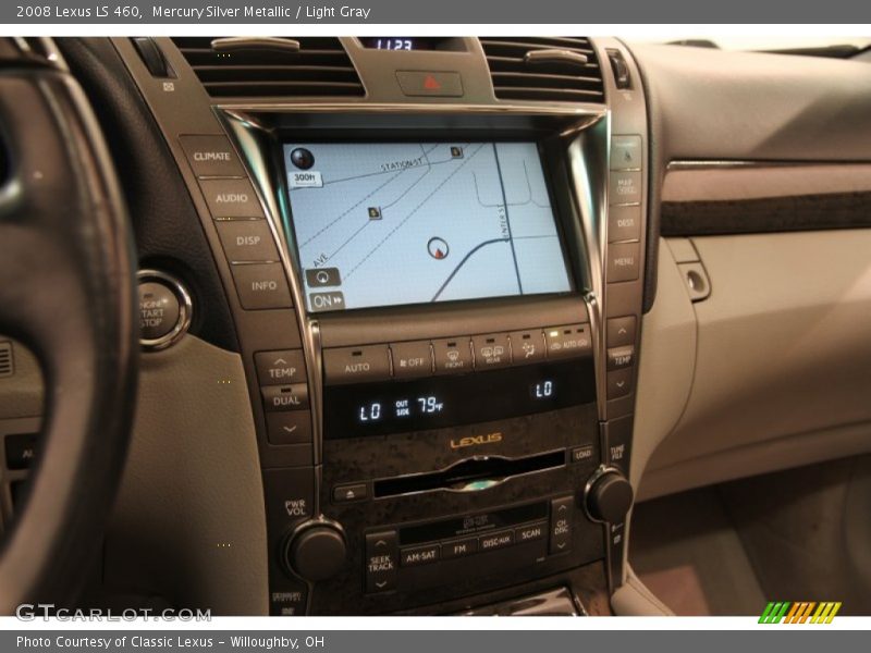 Mercury Silver Metallic / Light Gray 2008 Lexus LS 460
