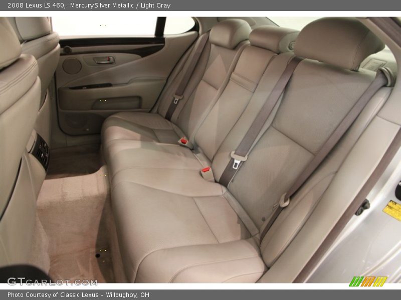 Mercury Silver Metallic / Light Gray 2008 Lexus LS 460
