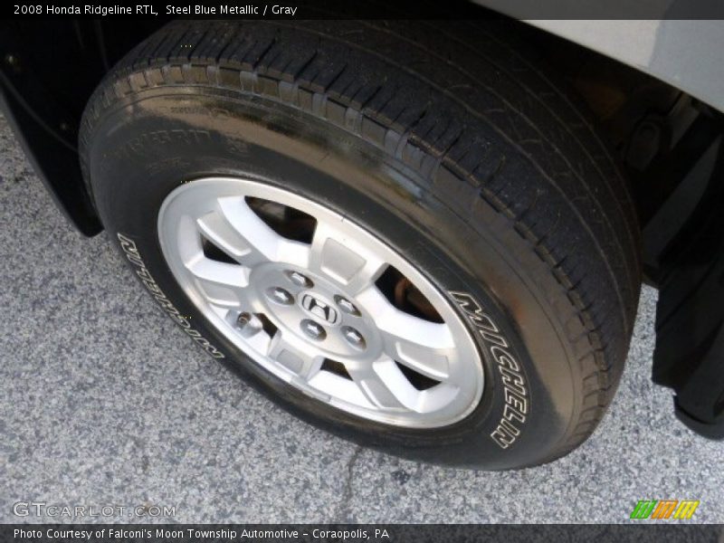 Steel Blue Metallic / Gray 2008 Honda Ridgeline RTL