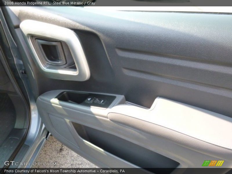 Steel Blue Metallic / Gray 2008 Honda Ridgeline RTL