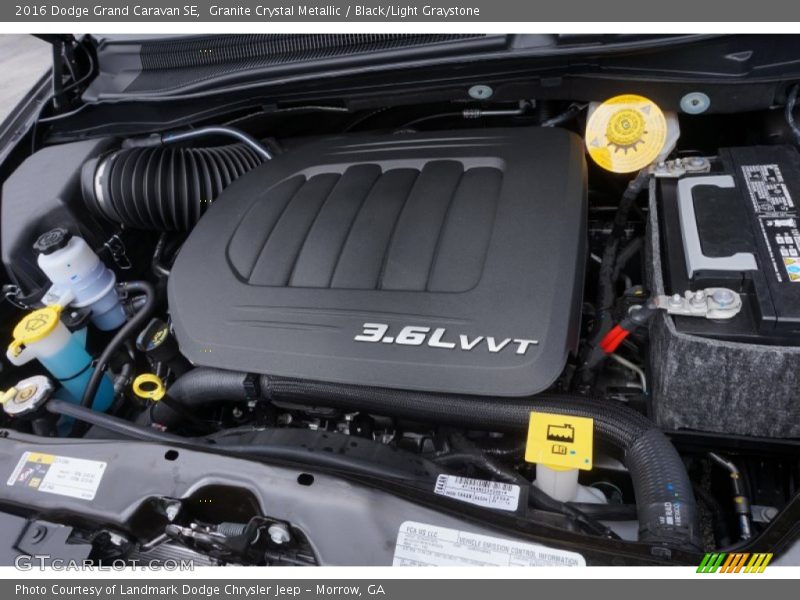  2016 Grand Caravan SE Engine - 3.6 Liter DOHC 24-Valve VVT V6