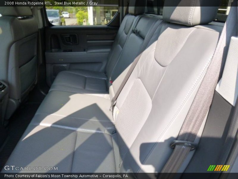 Steel Blue Metallic / Gray 2008 Honda Ridgeline RTL