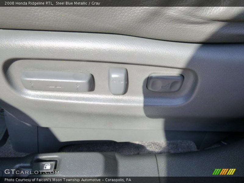 Steel Blue Metallic / Gray 2008 Honda Ridgeline RTL