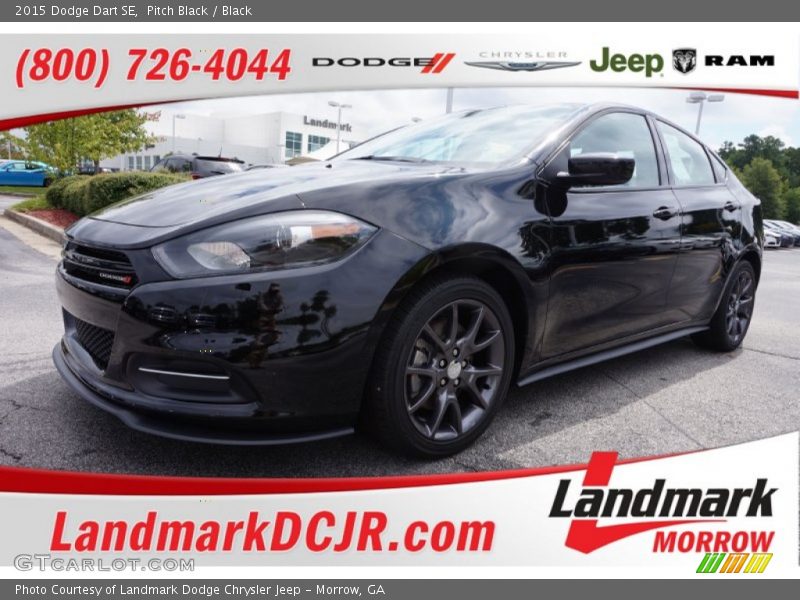 Pitch Black / Black 2015 Dodge Dart SE