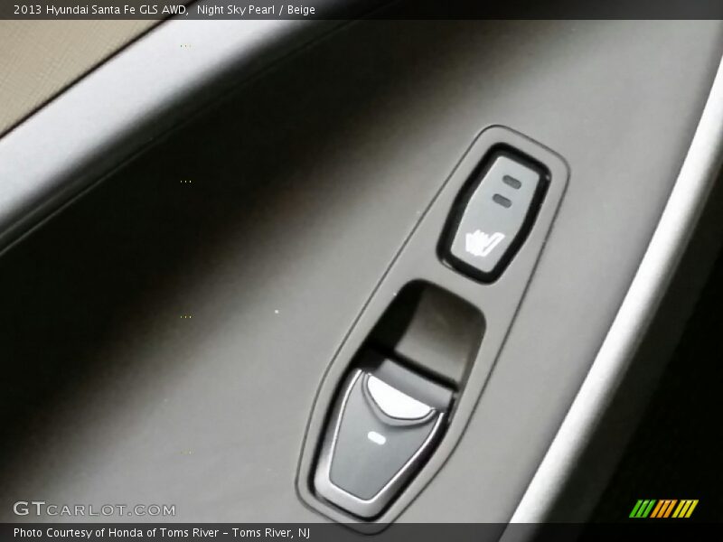 Night Sky Pearl / Beige 2013 Hyundai Santa Fe GLS AWD