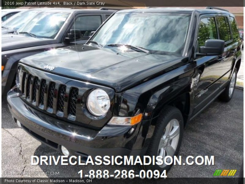 Black / Dark Slate Gray 2016 Jeep Patriot Latitude 4x4