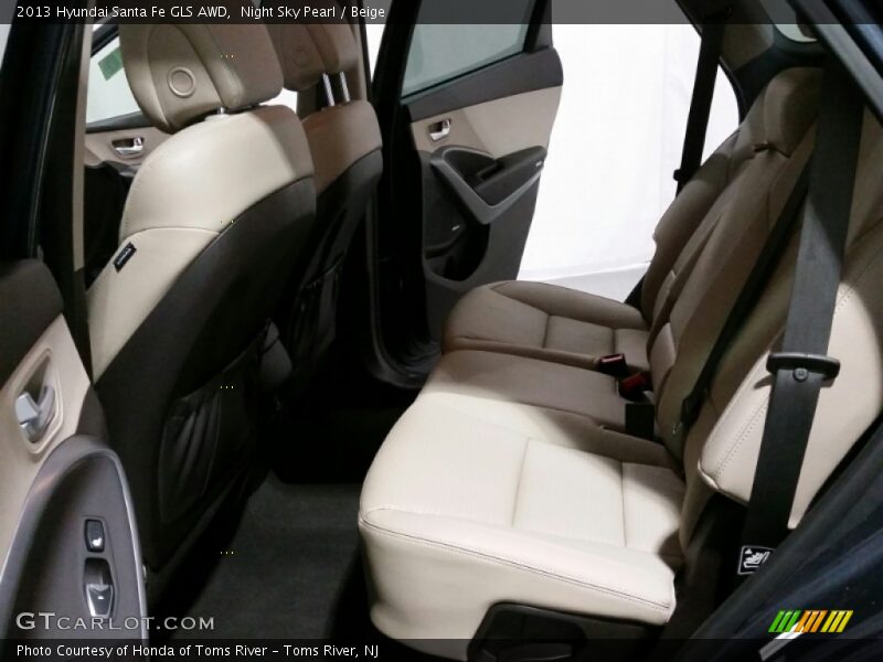 Night Sky Pearl / Beige 2013 Hyundai Santa Fe GLS AWD