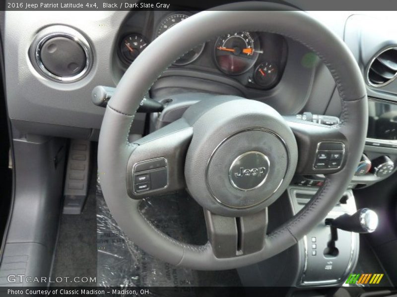 Black / Dark Slate Gray 2016 Jeep Patriot Latitude 4x4