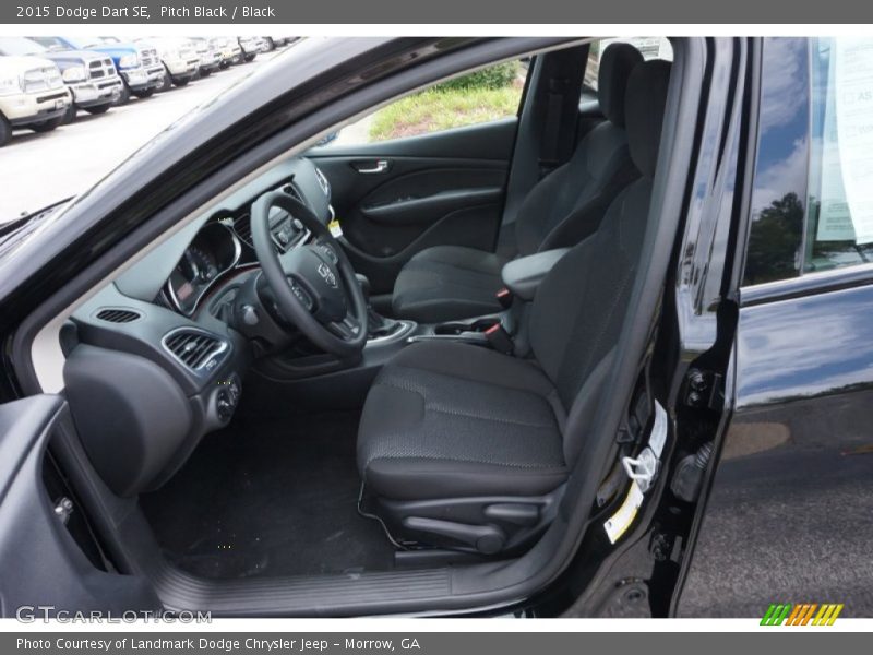  2015 Dart SE Black Interior
