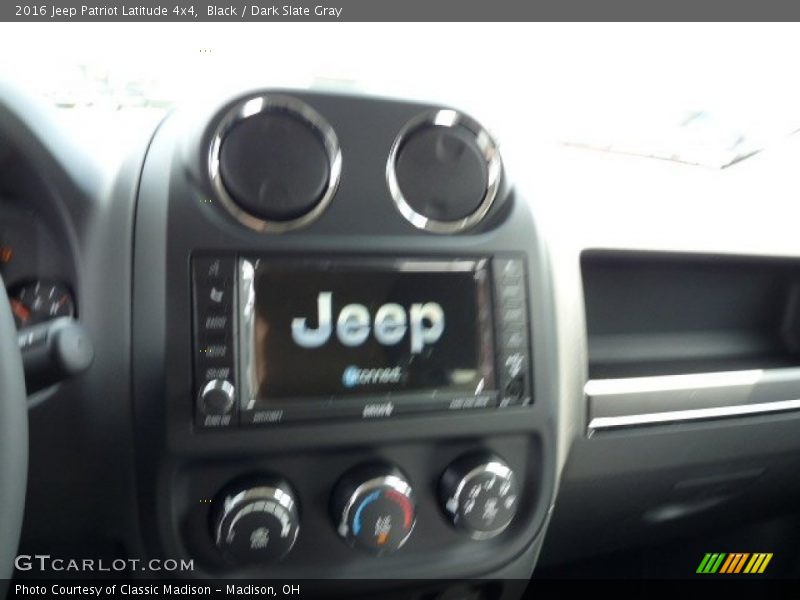 Black / Dark Slate Gray 2016 Jeep Patriot Latitude 4x4