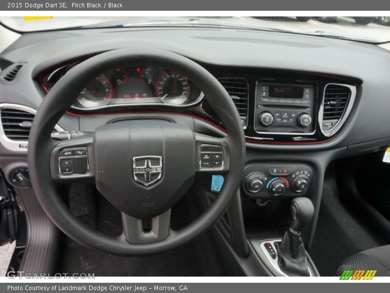 Dashboard of 2015 Dart SE