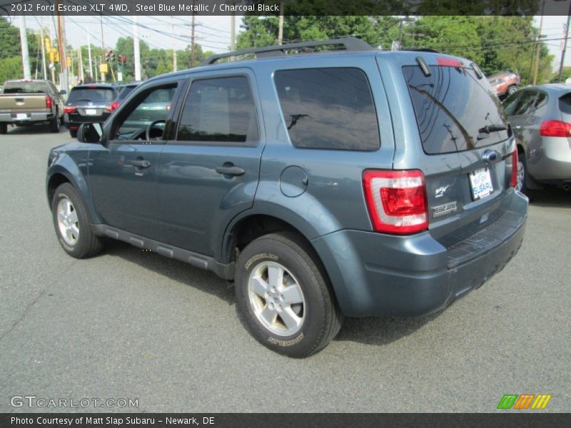 Steel Blue Metallic / Charcoal Black 2012 Ford Escape XLT 4WD