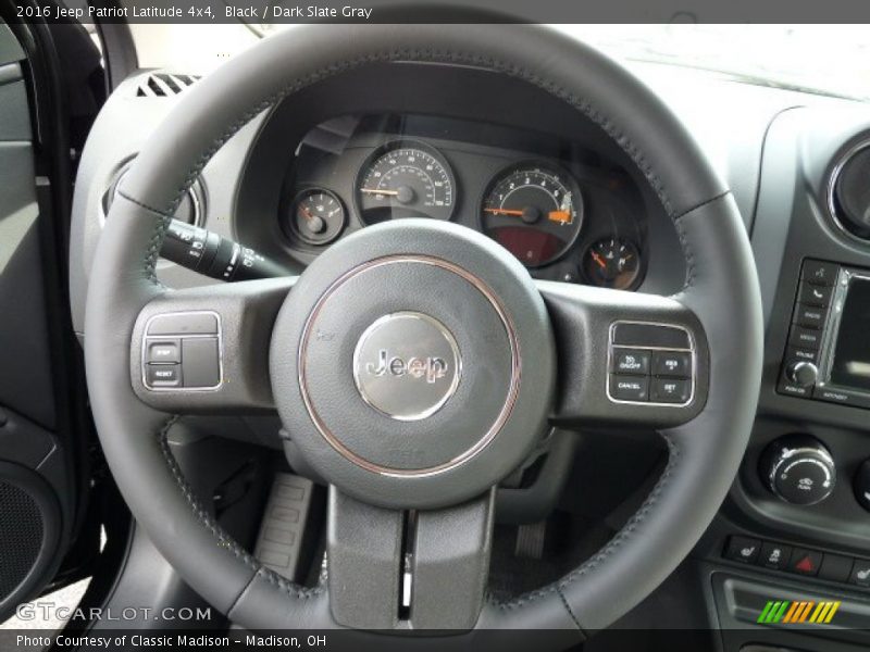 Black / Dark Slate Gray 2016 Jeep Patriot Latitude 4x4