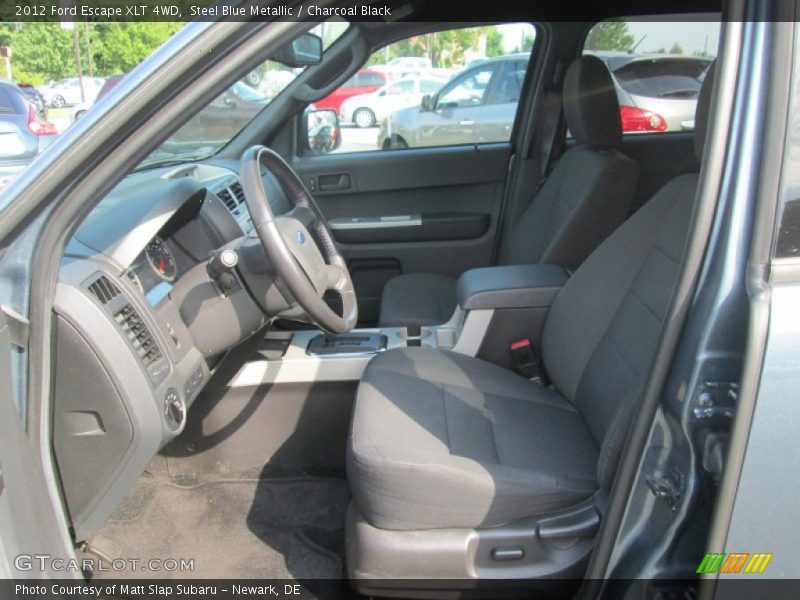Steel Blue Metallic / Charcoal Black 2012 Ford Escape XLT 4WD