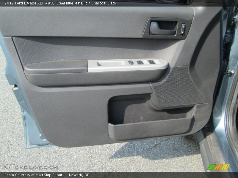 Steel Blue Metallic / Charcoal Black 2012 Ford Escape XLT 4WD