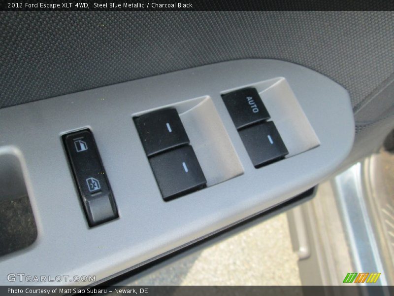 Steel Blue Metallic / Charcoal Black 2012 Ford Escape XLT 4WD