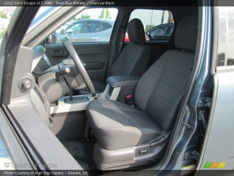 Steel Blue Metallic / Charcoal Black 2012 Ford Escape XLT 4WD