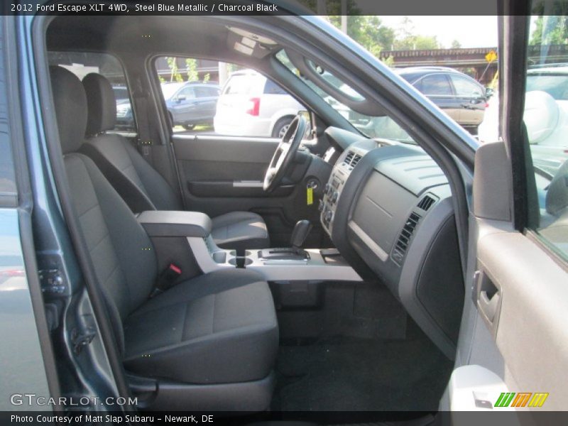 Steel Blue Metallic / Charcoal Black 2012 Ford Escape XLT 4WD