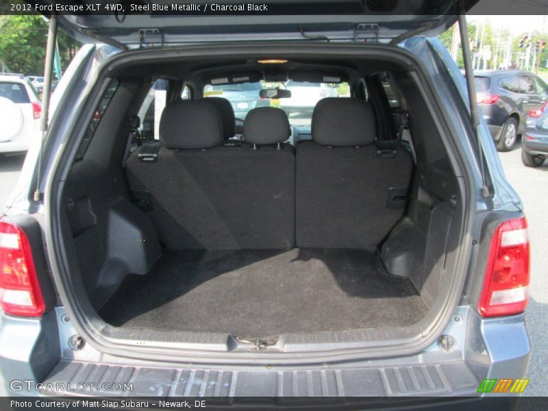 Steel Blue Metallic / Charcoal Black 2012 Ford Escape XLT 4WD