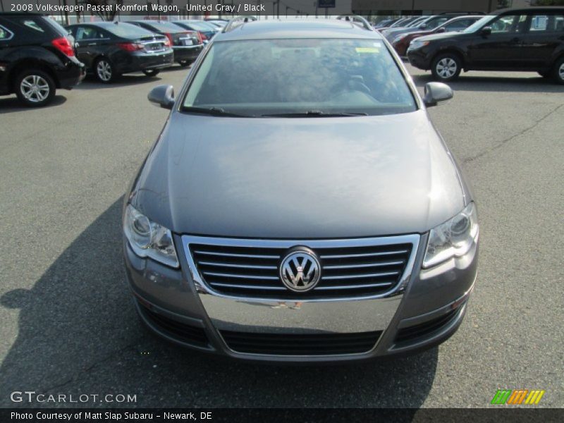 United Gray / Black 2008 Volkswagen Passat Komfort Wagon