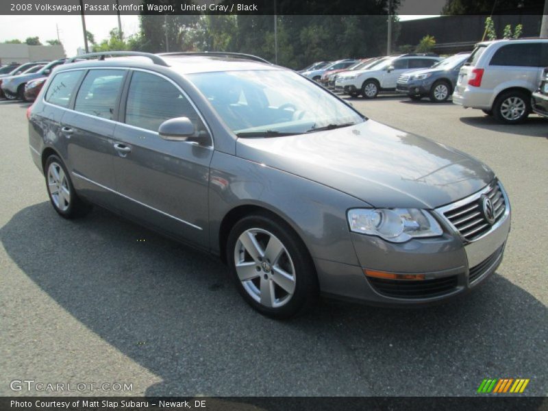 United Gray / Black 2008 Volkswagen Passat Komfort Wagon