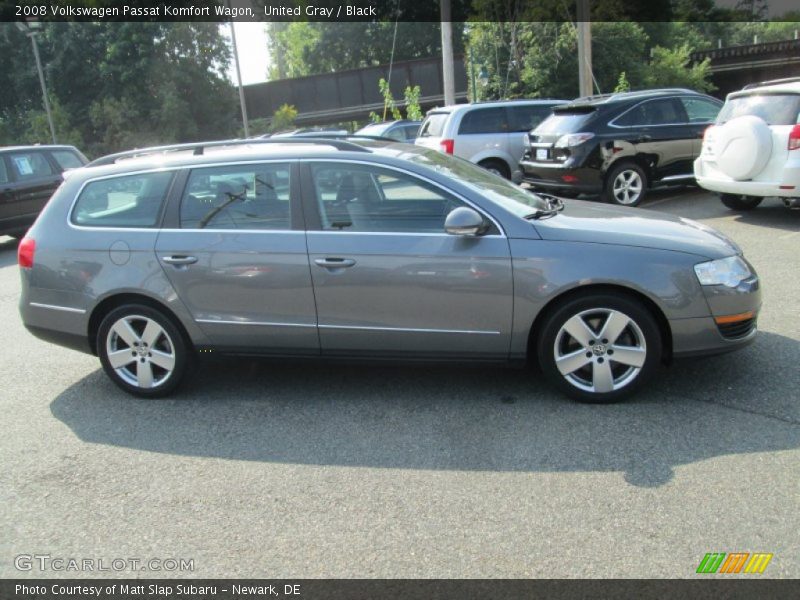 United Gray / Black 2008 Volkswagen Passat Komfort Wagon