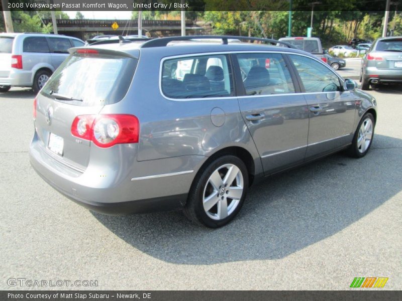 United Gray / Black 2008 Volkswagen Passat Komfort Wagon