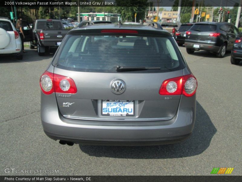 United Gray / Black 2008 Volkswagen Passat Komfort Wagon