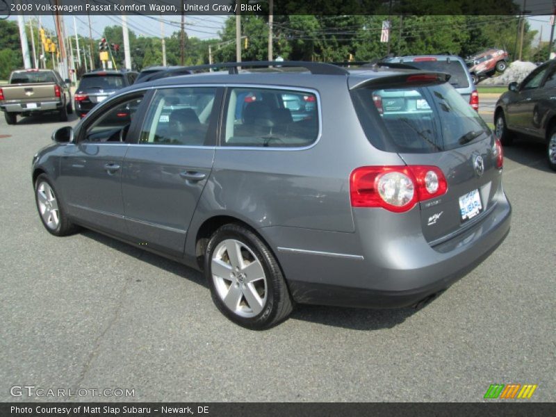 United Gray / Black 2008 Volkswagen Passat Komfort Wagon