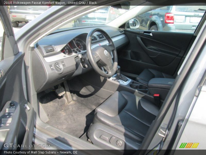 United Gray / Black 2008 Volkswagen Passat Komfort Wagon